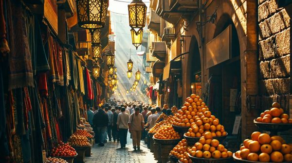 Explorez Khan el-Khalili : marchés emblématiques du Caire